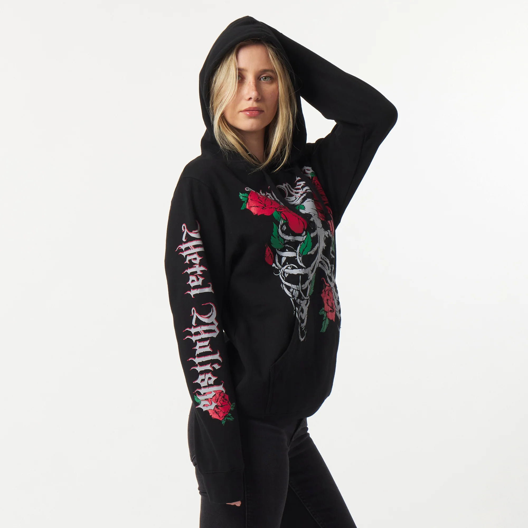 BONEZ OVERSIZED PULLOVER HOODIE - Image 4